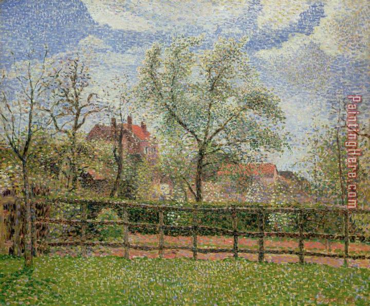 Camille Pissarro Pear Trees and Flowers at Eragny